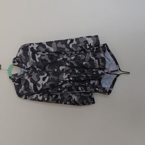 Primark Dark Camo Windbreaker Jacket Size Medium